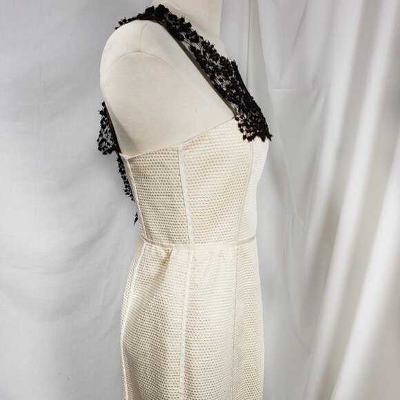 $499 Max Mara Sportmax Ivory Mid-length Dress With LACE **IT 48, US 14 - Picture 10 of 10